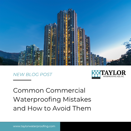 common commercial waterproofing mistakes